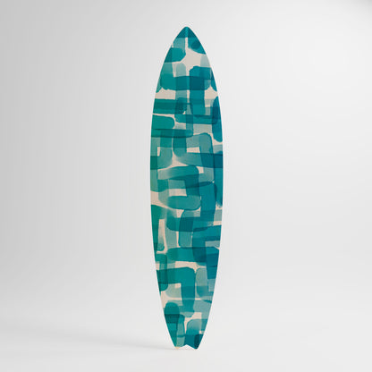 TURQUOISE RECTANGLES Διακοσμητική σανίδα Surf