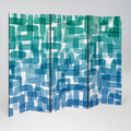 TURQUOISE RECTANGLES Παραβάν με 6 πάνελ