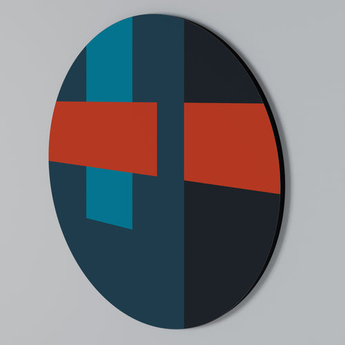 DARK MELANCHOLY Round Wall Art