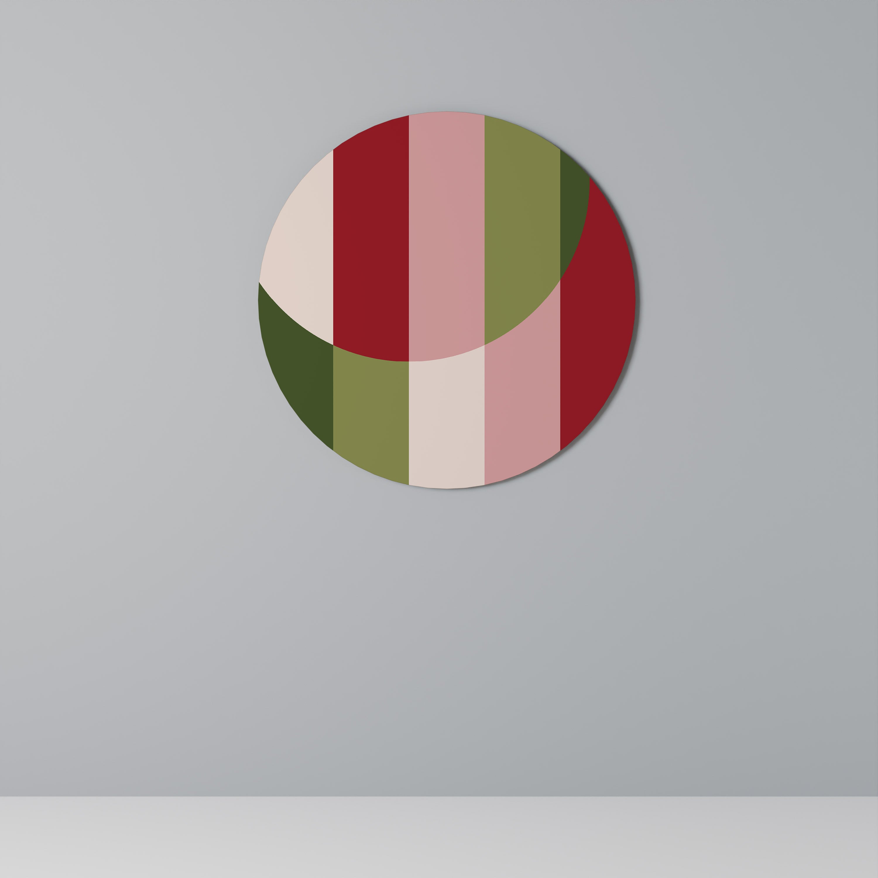 SMILING GEOMETRIA Στρογγυλή Τέχνη Τοίχου