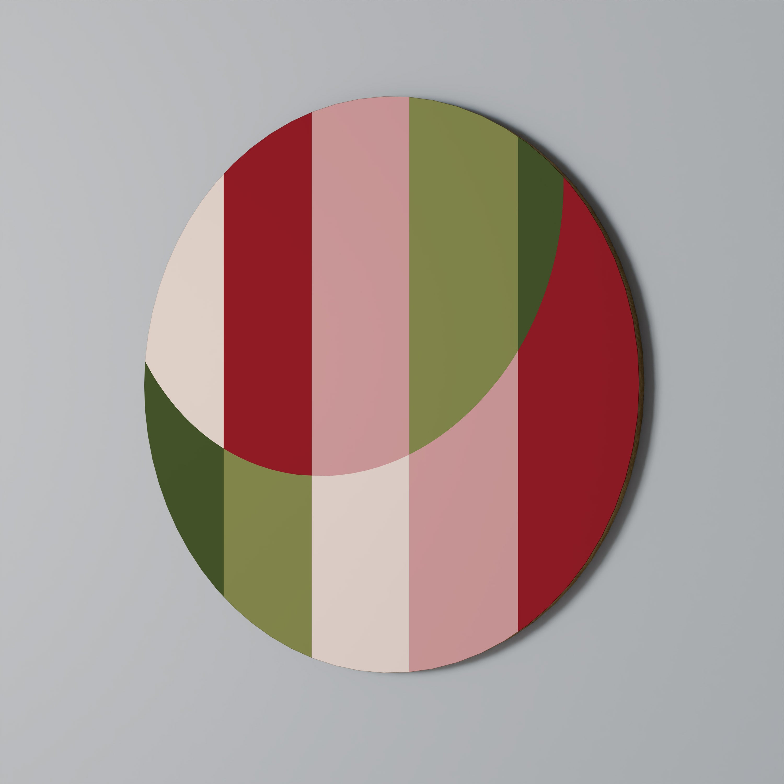 SMILING GEOMETRIA Στρογγυλή Τέχνη Τοίχου