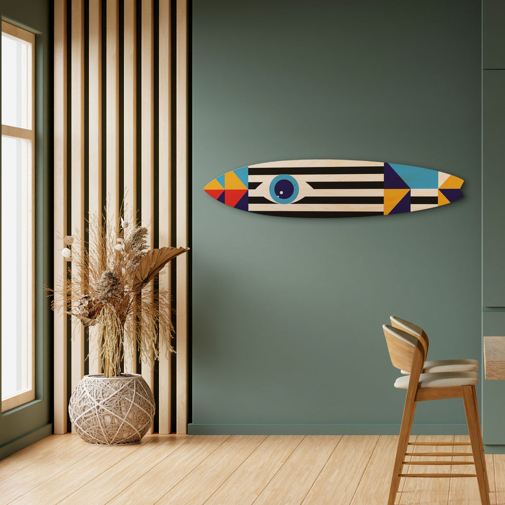 ABSTRACTION AND GEOMETRY Surfboard Decorative Panel