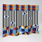 ABSTRACTION AND GEOMETRY Παραβάν με 6 πάνελ
