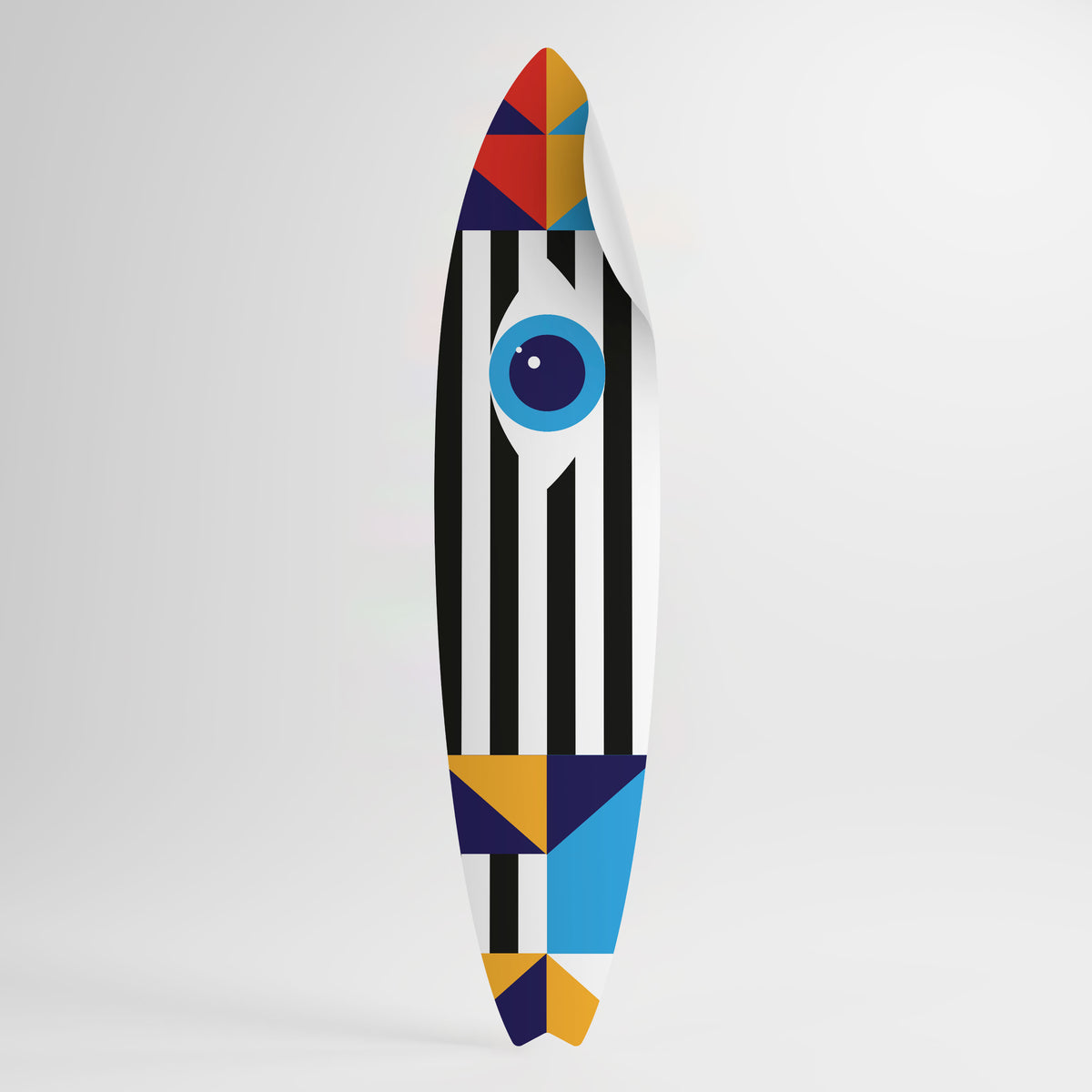 ABSTRACTION AND GEOMETRY Αυτοκόλλητη Αφίσα "Surf"