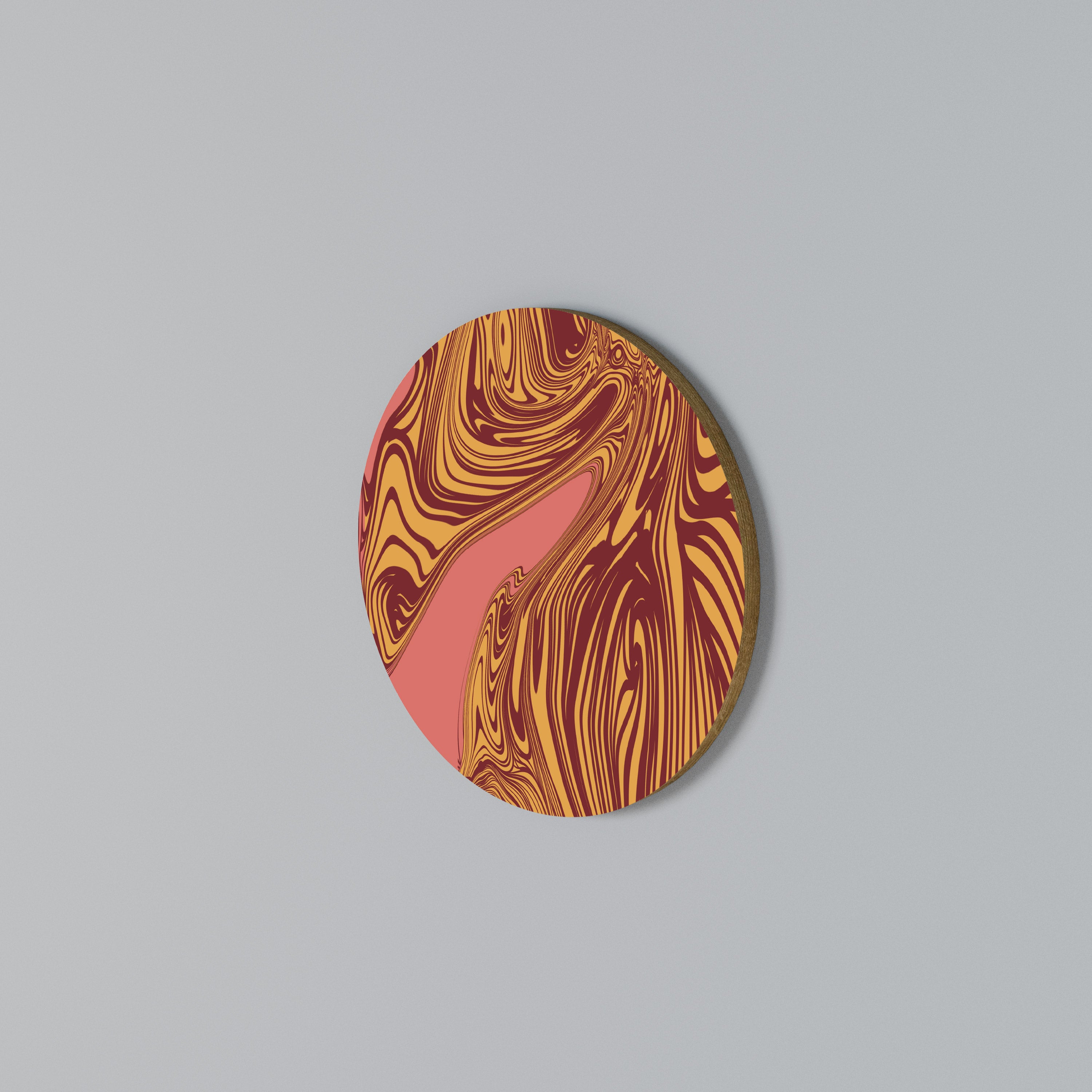 FLOATING THOUGHTS Round Wall Art