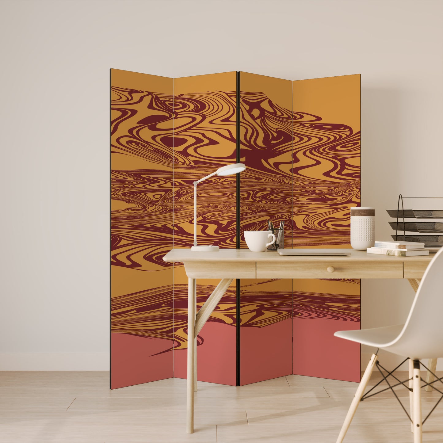 FLOATING THOUGHTS 4-Panel Room Divider