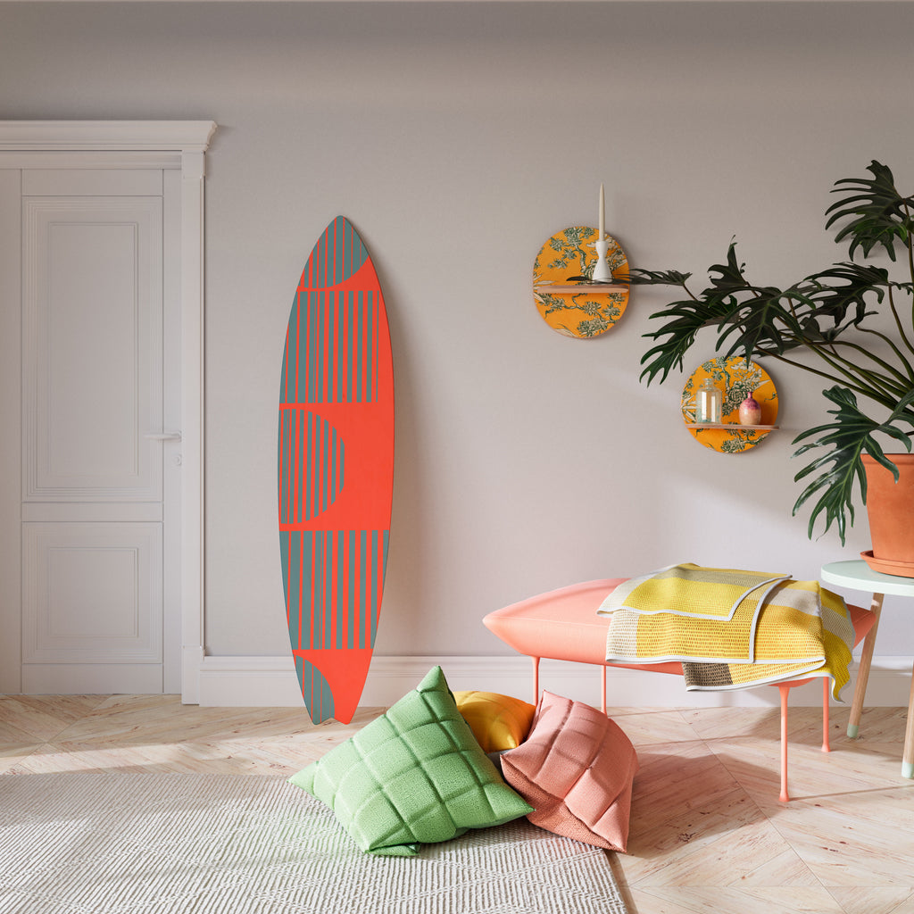RISING GEOMETRY STARS Surfboard Decorative Panel