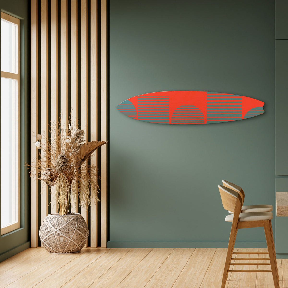 RISING GEOMETRY STARS Surfboard Decorative Panel