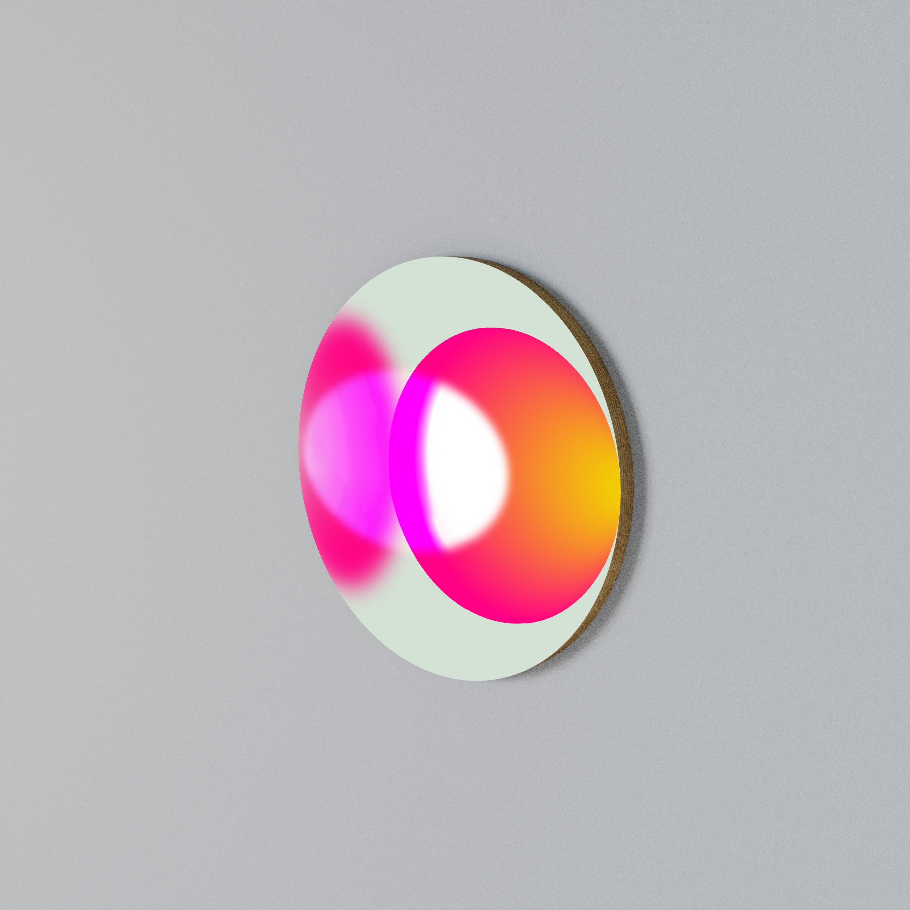 SYMPHONY OF COLORS Round Wall Art