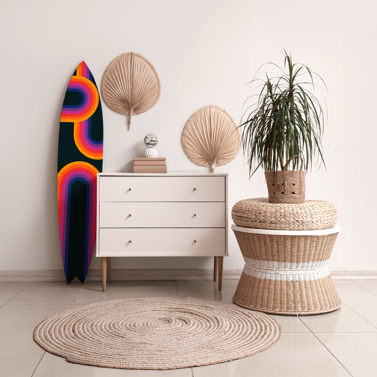 BLINDED BY THE LIGHTS Surfboard Decorative Panel