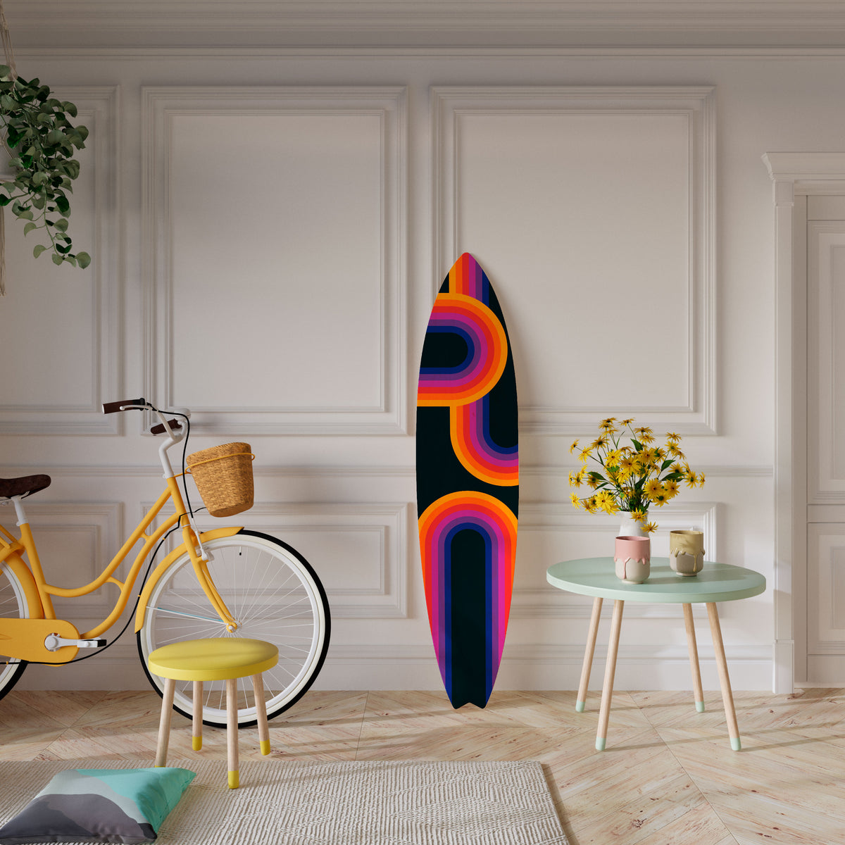 BLINDED BY THE LIGHTS Surfboard Decorative Panel