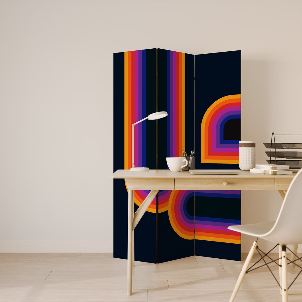 BLINDED BY THE LIGHTS 3-Panel Room Divider