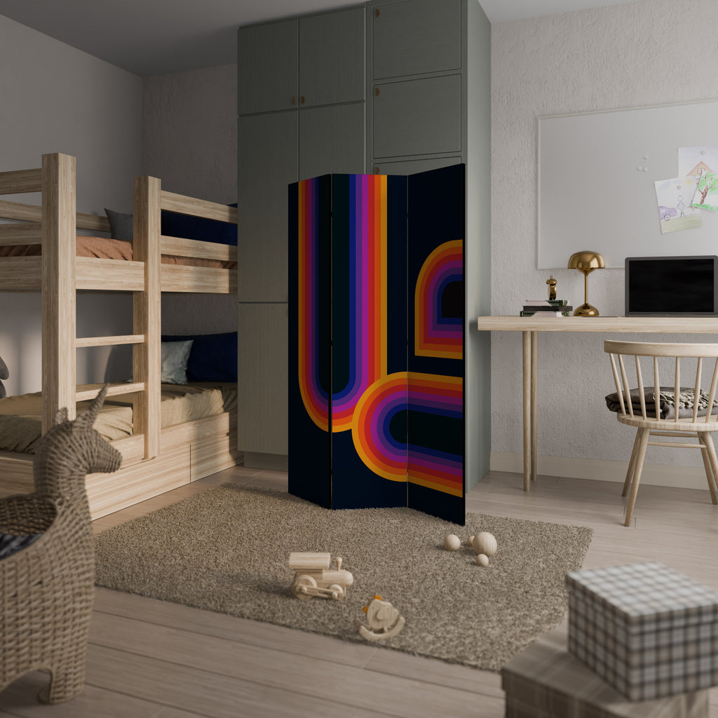 BLINDED BY THE LIGHTS 3-Panel Room Divider