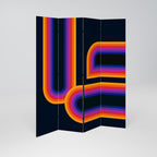 BLINDED BY THE LIGHTS 4-Panel Room Divider