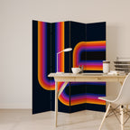 BLINDED BY THE LIGHTS 4-Panel Room Divider