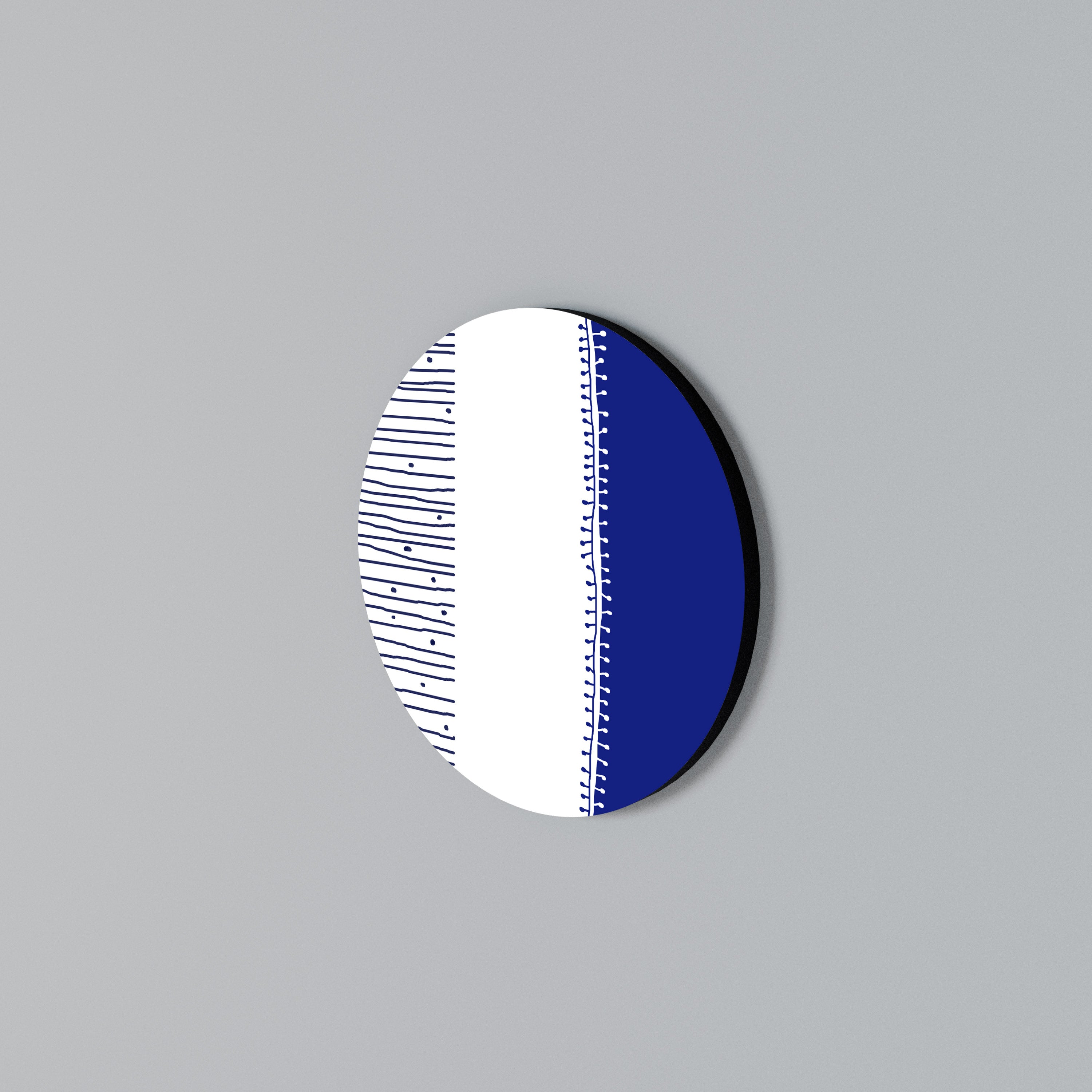 BLUE HARMONY DESIGN Round Wall Art