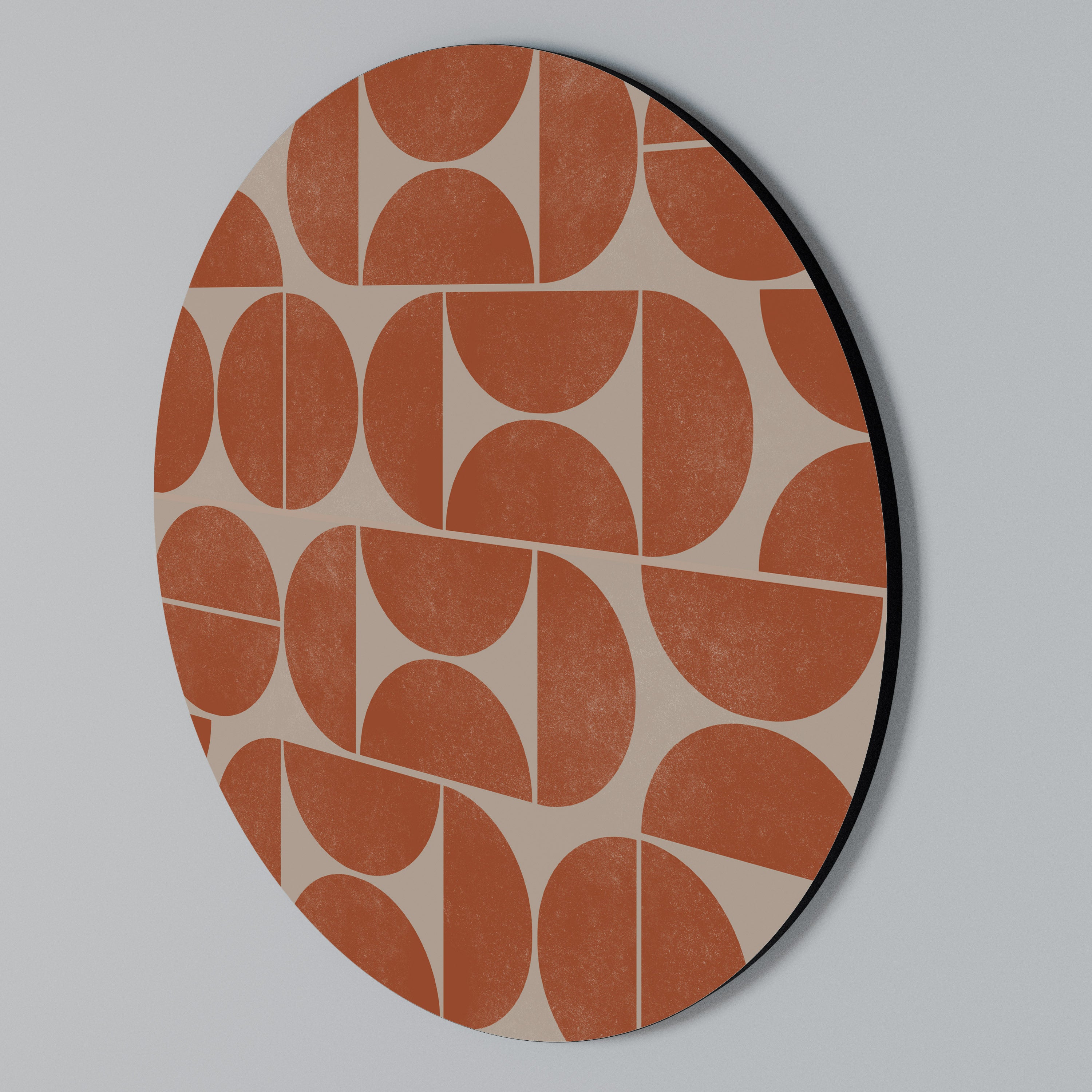 REPETITION COMPULSION Round Wall Art