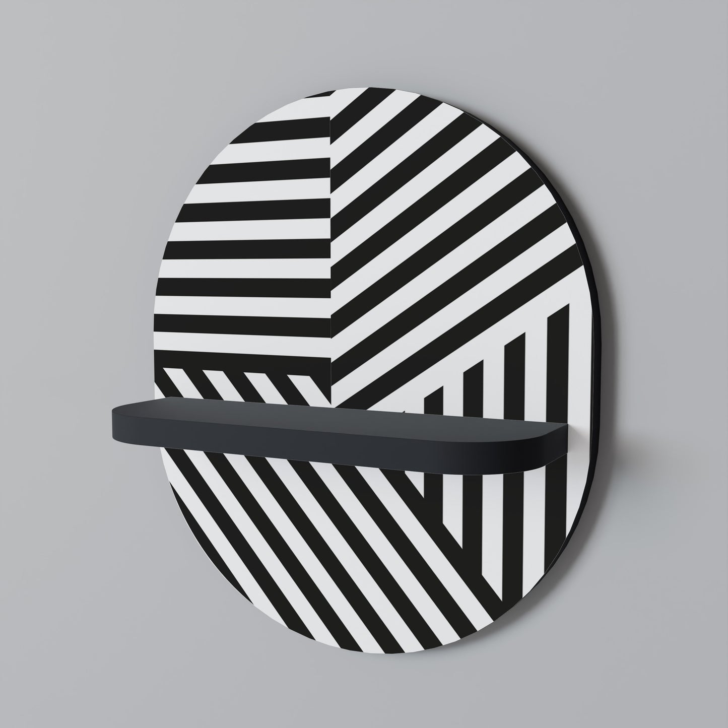 LATTICE LINES Art Shelf
