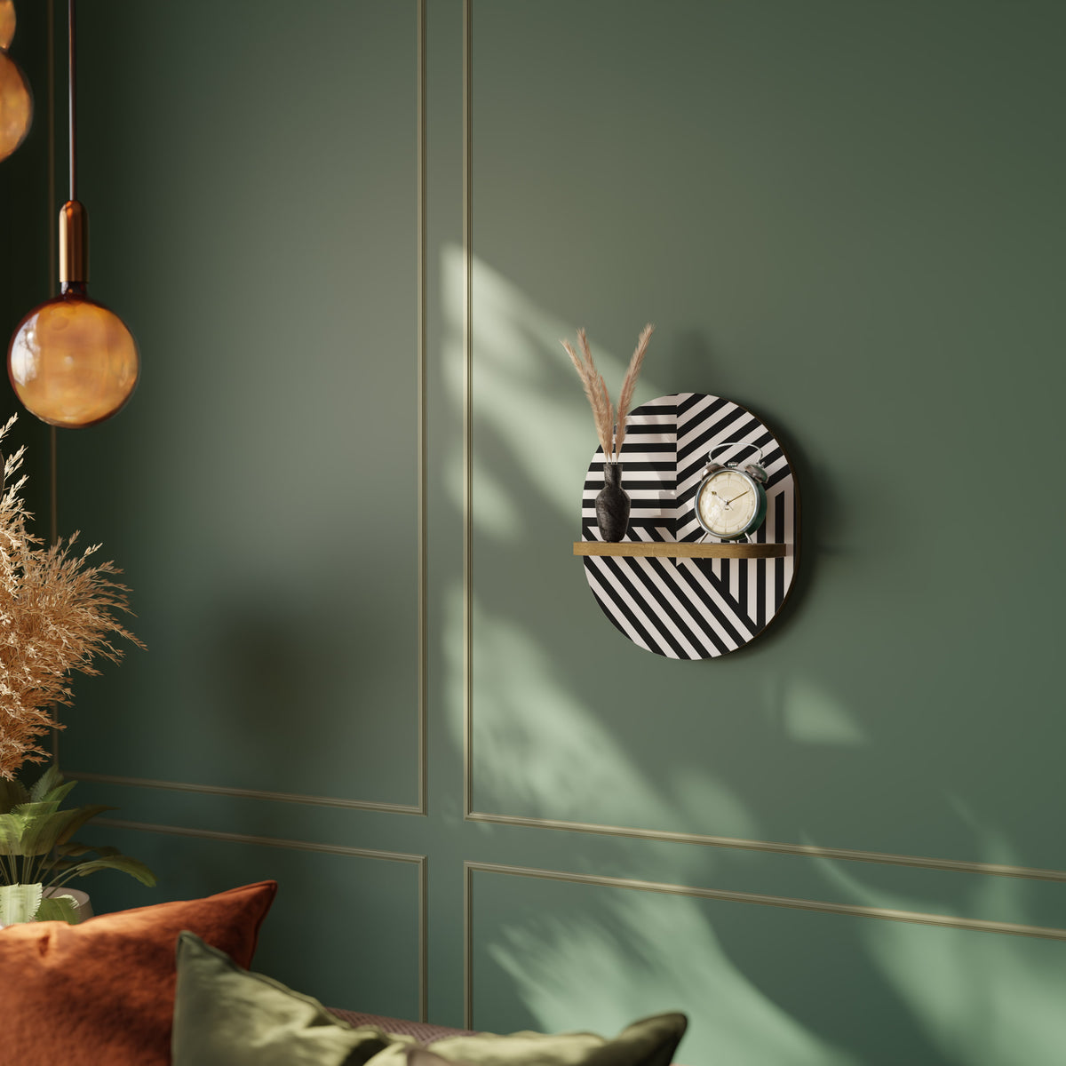 LATTICE LINES Διακοσμητικό Ράφι Art Shelf