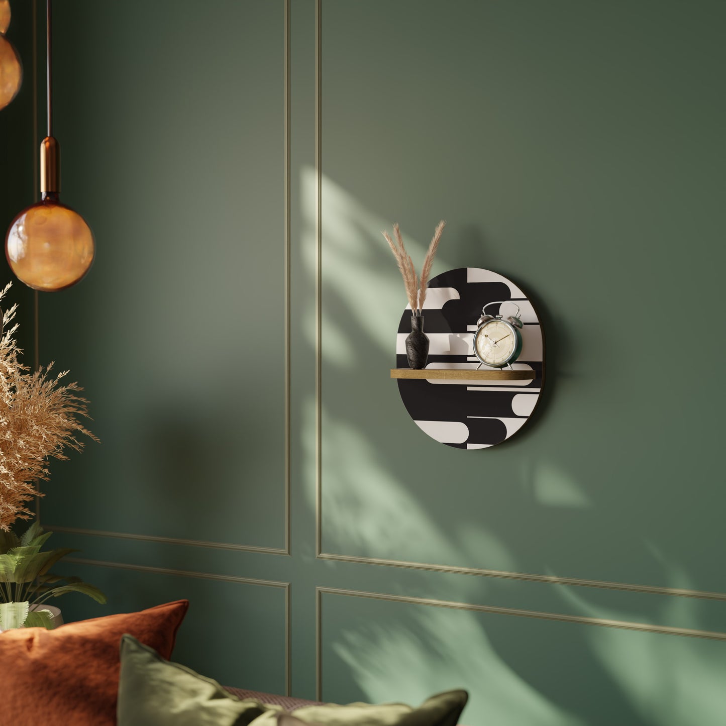ACHROMATIC CONTRAST Art Shelf
