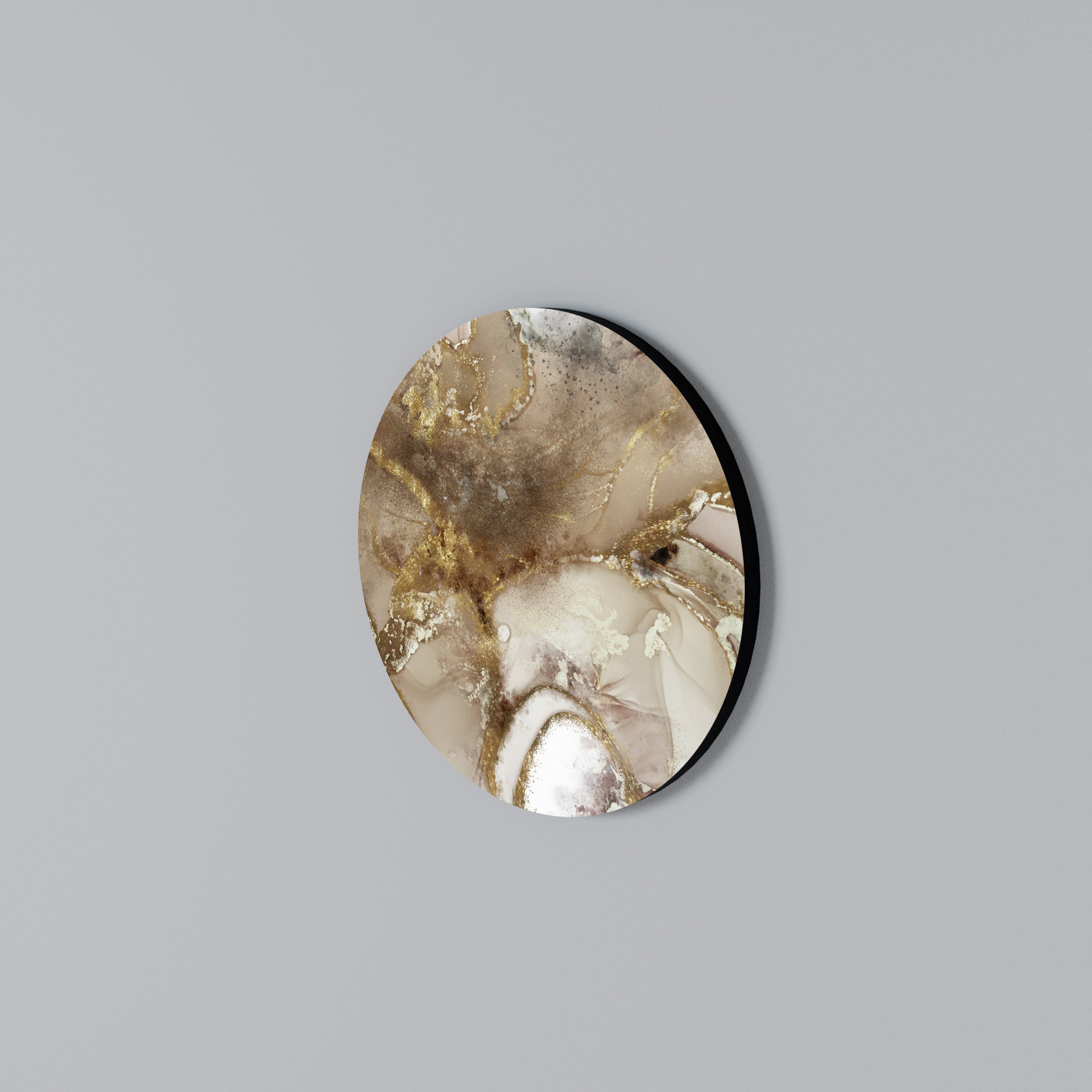 CALMING STREAMS Στρογγυλός πίνακας ζωγραφικής