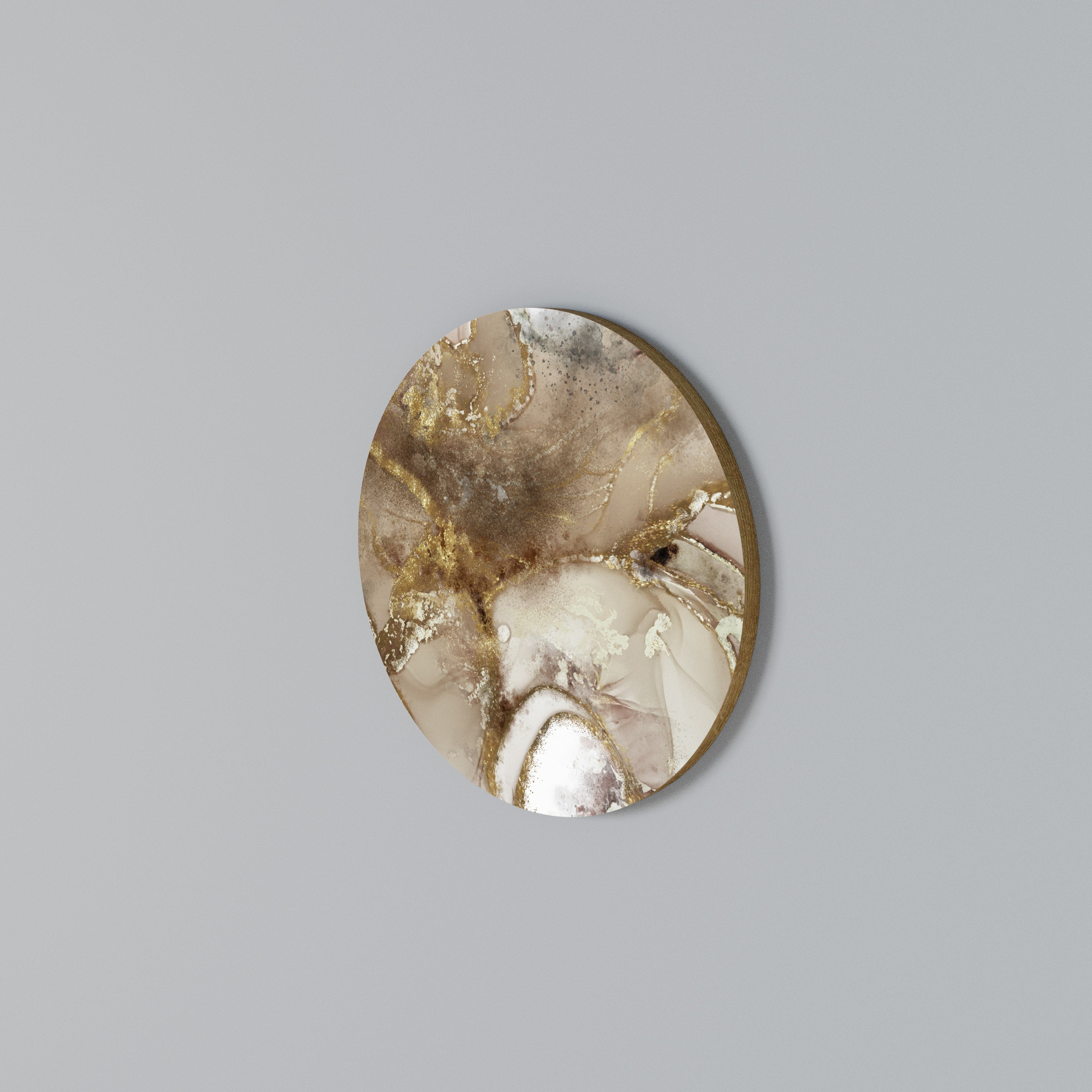 CALMING STREAMS Στρογγυλός πίνακας ζωγραφικής