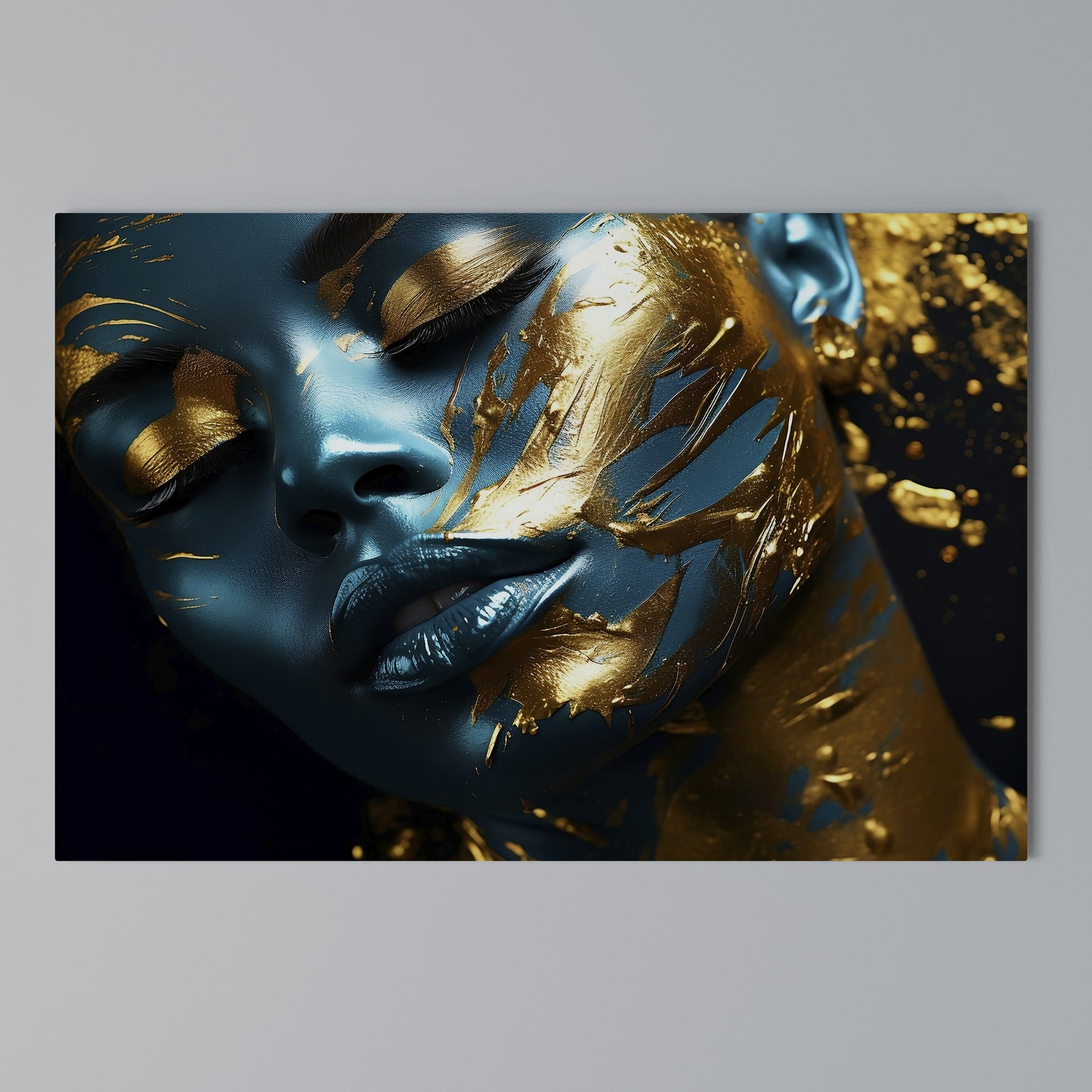 GOLDEN SERENITY Horizontal Canvas Print