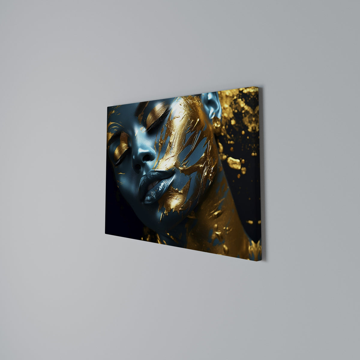 GOLDEN SERENITY Horizontal Canvas Print