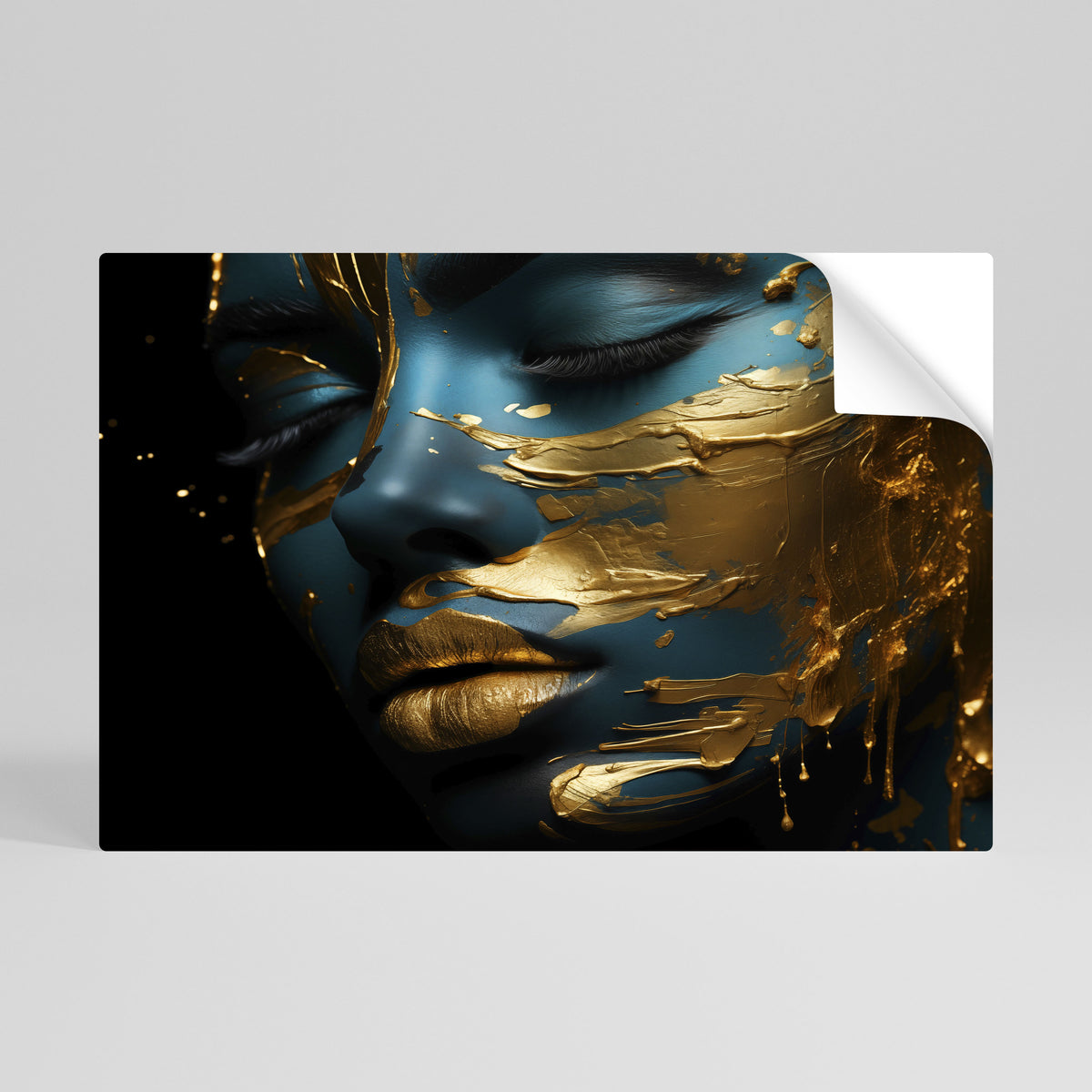 GLOWING ELEGANCE Αυτοκόλλητη Αφίσα οριζόντια