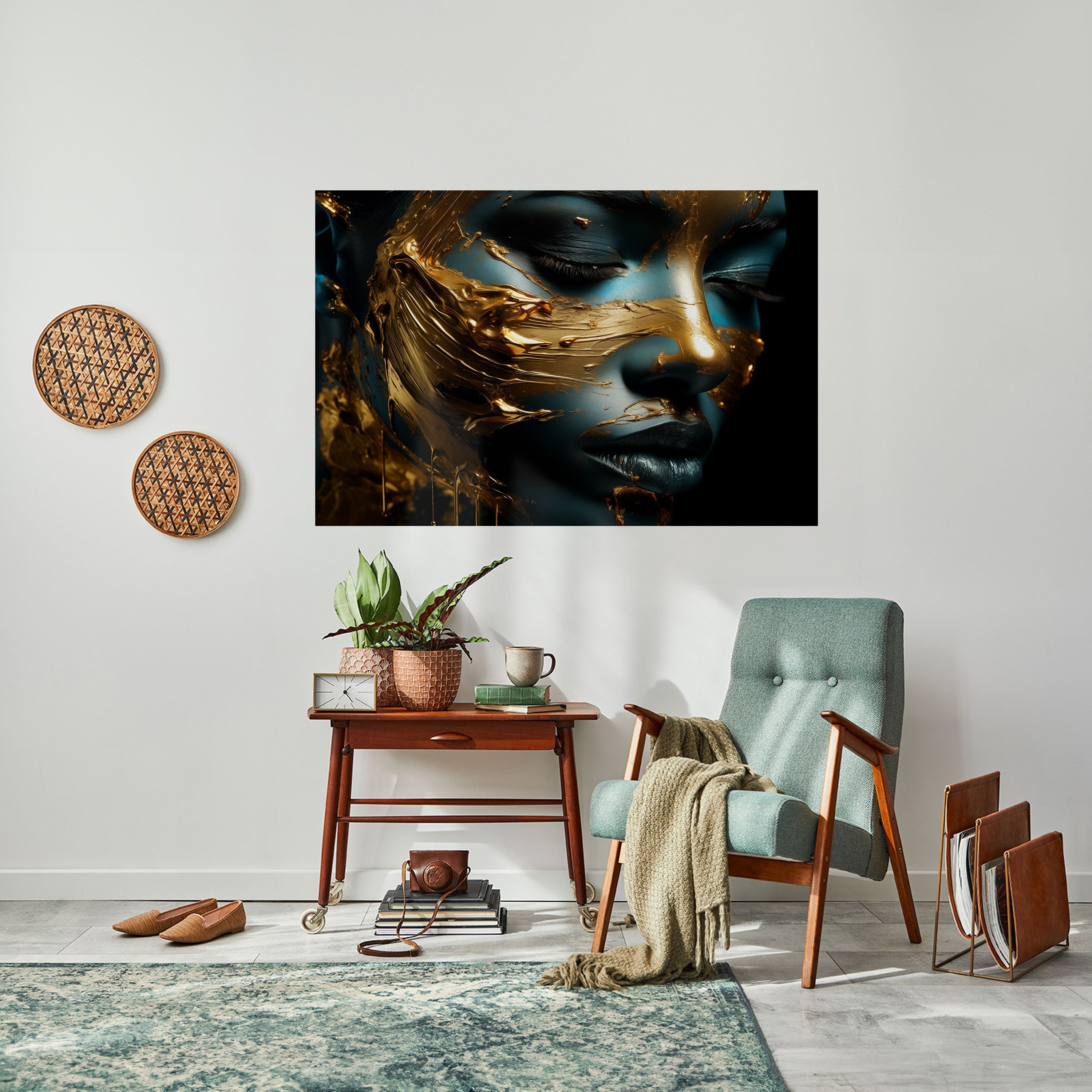LUSTROUS BEAUTY Οριζόντια Αφίσα Peel and Stick