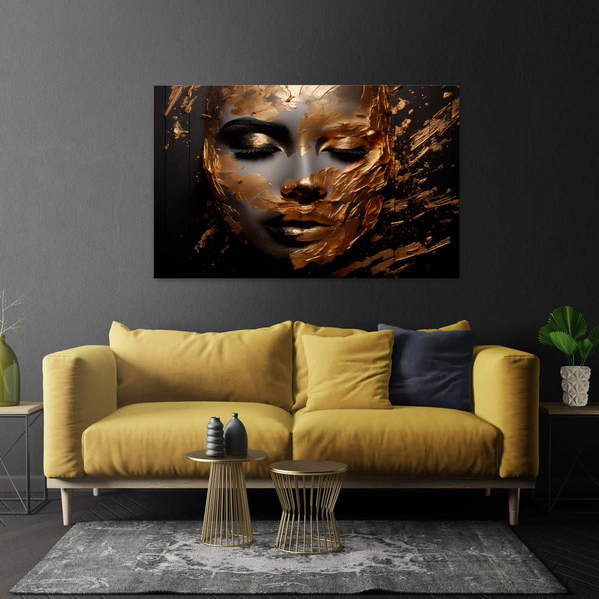 SHIMMERING BEAUTY Horizontal Canvas Print