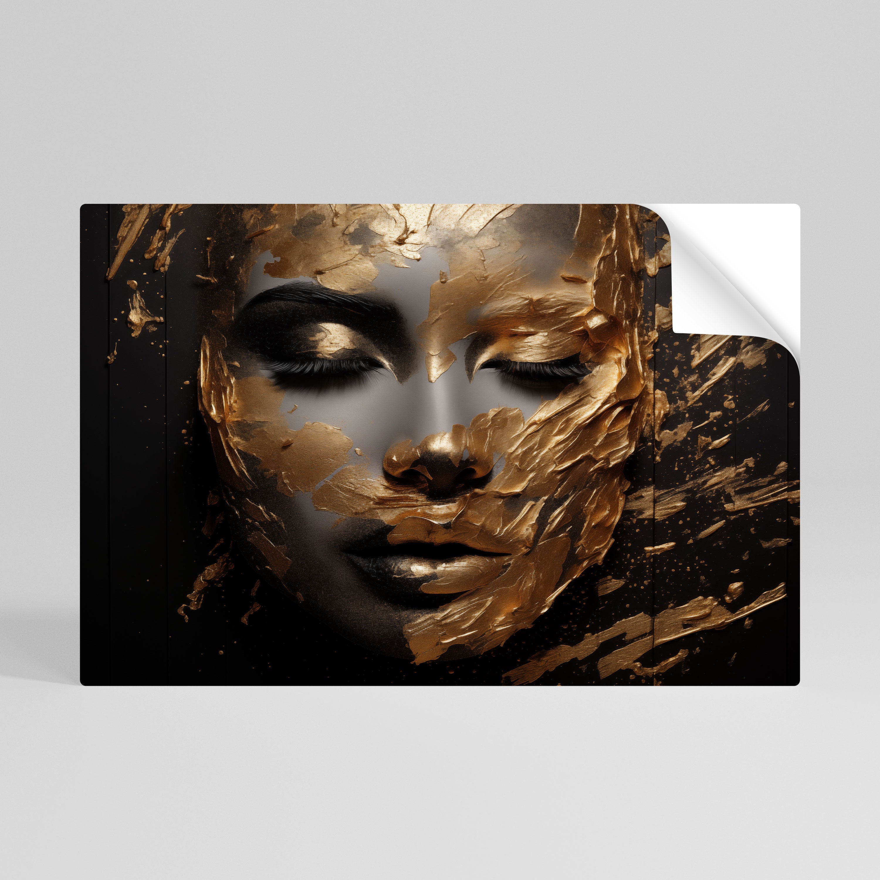 SHIMMERING BEAUTY Οριζόντια αφίσα με κολλητική ταινία