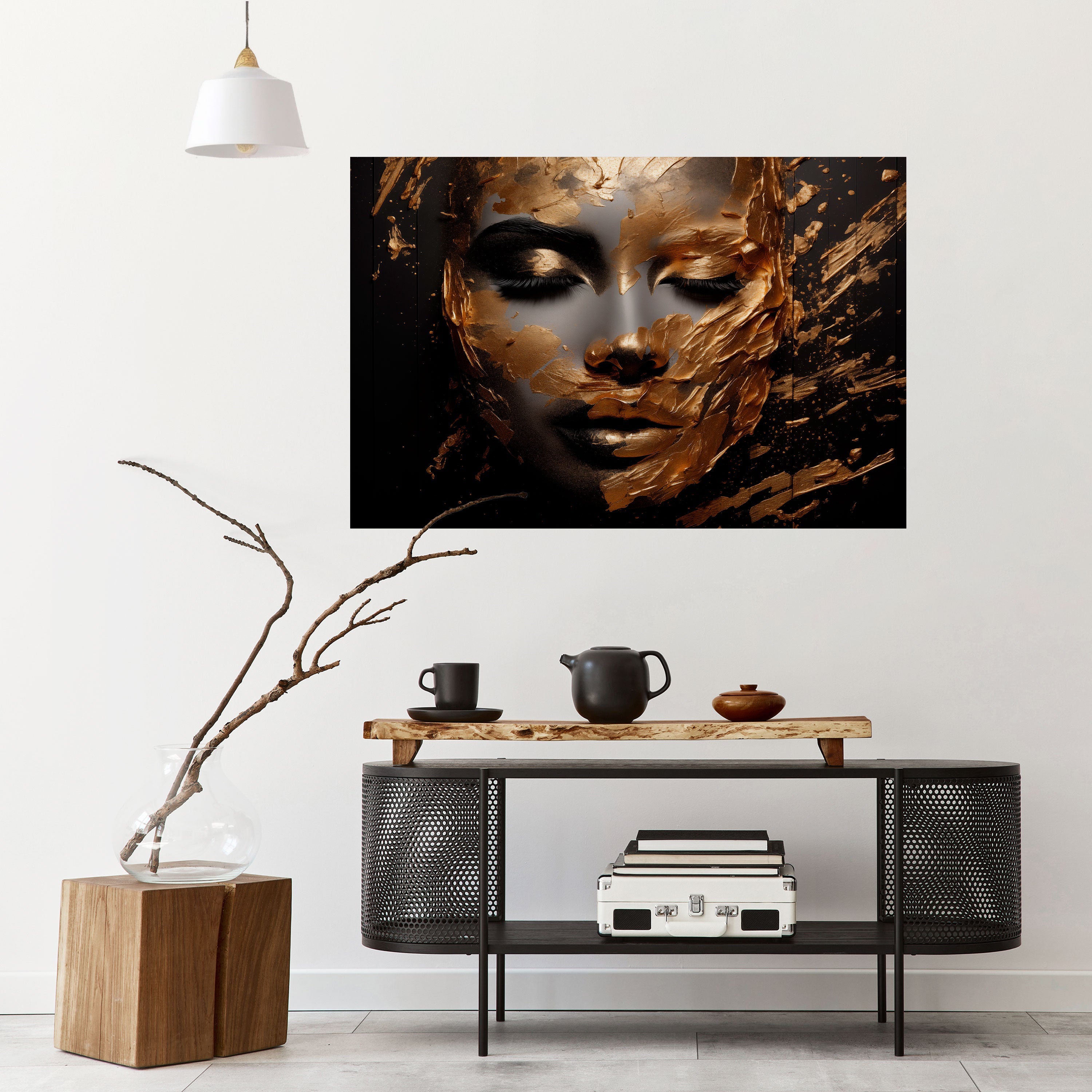 SHIMMERING BEAUTY Οριζόντια αφίσα με κολλητική ταινία