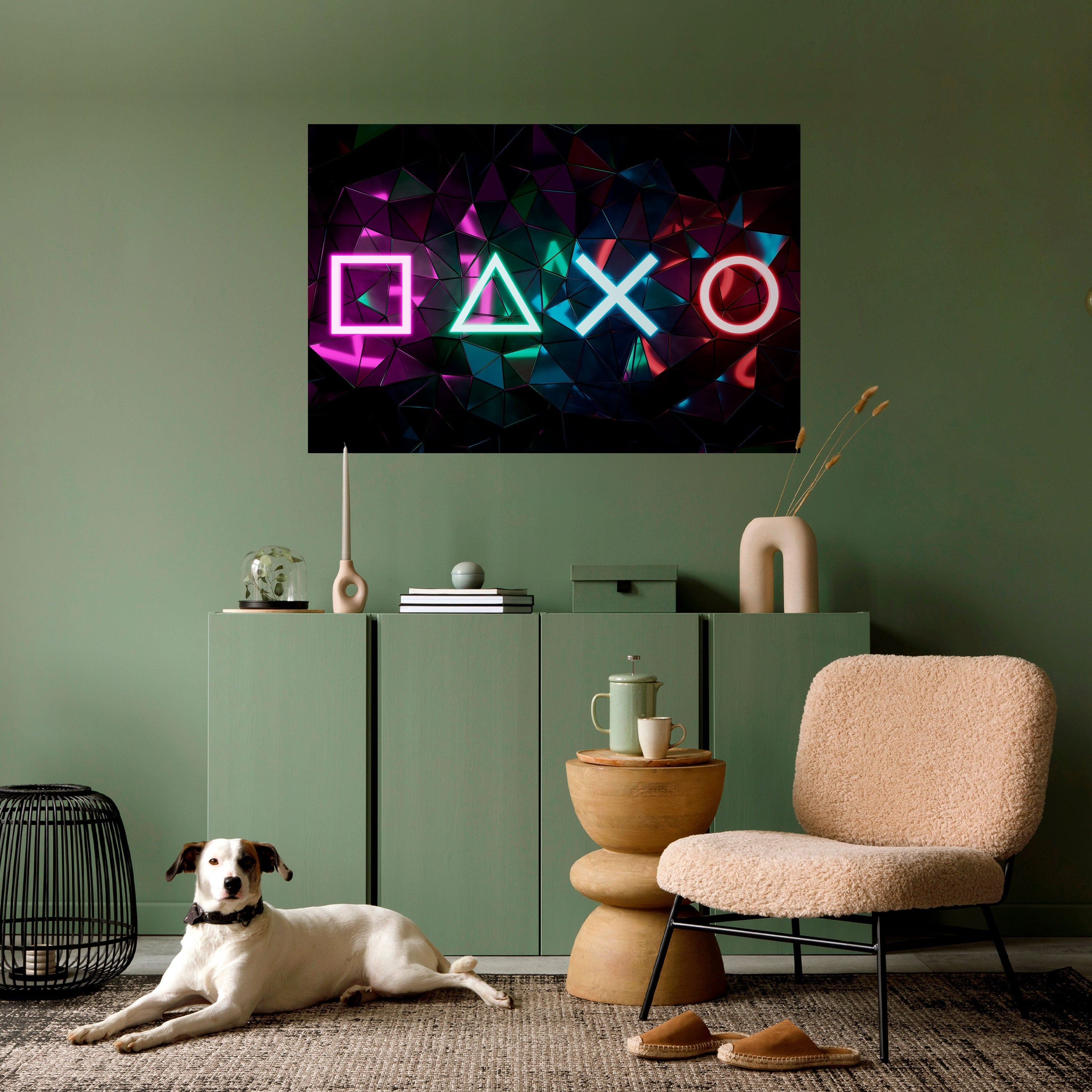 Οριζόντια αφίσα με το εικονίδιο INFINITY ICON, ξεκολλώντας και κολλώντας