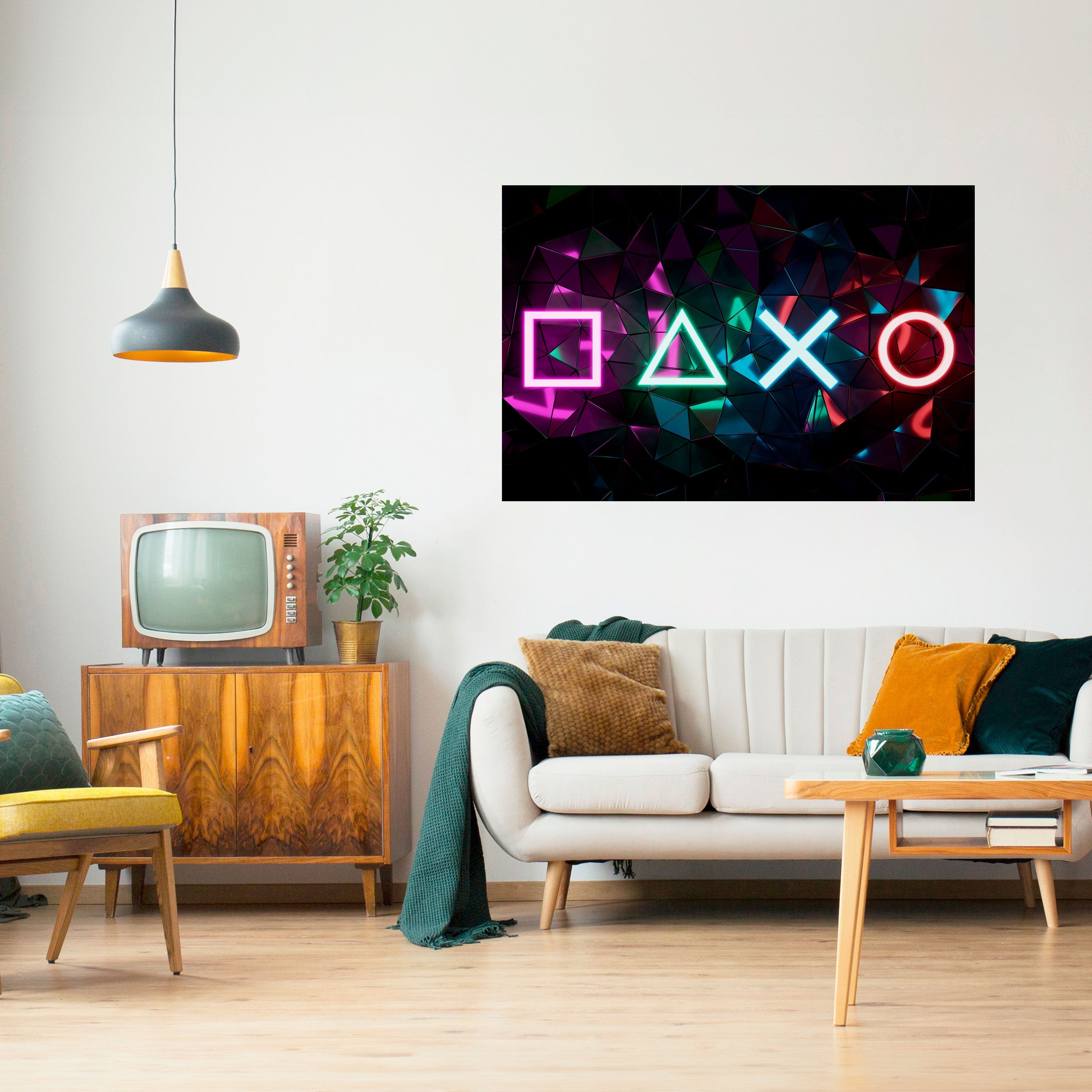 Οριζόντια αφίσα με το εικονίδιο INFINITY ICON, ξεκολλώντας και κολλώντας