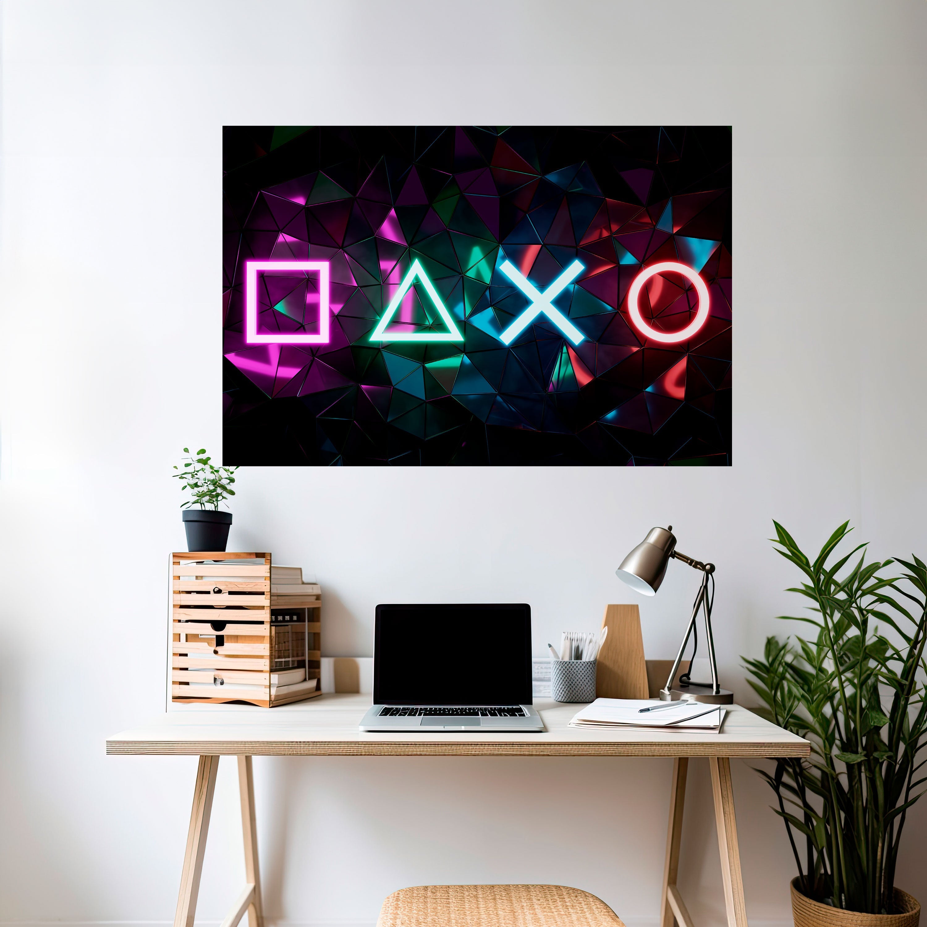 Οριζόντια αφίσα με το εικονίδιο INFINITY ICON, ξεκολλώντας και κολλώντας