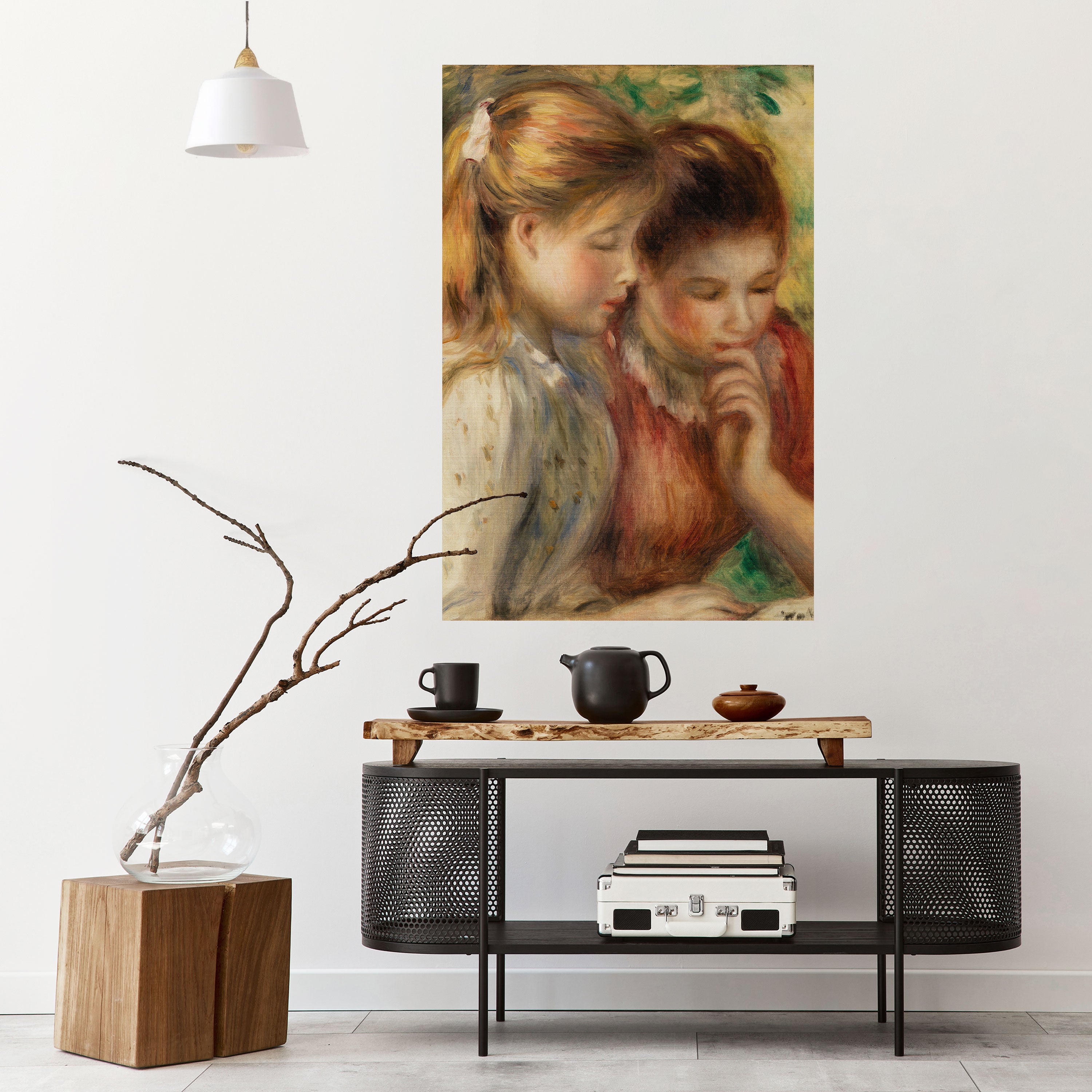 WHISPERS OF FRIENDSHIP Peel and Stick Vertical Poster