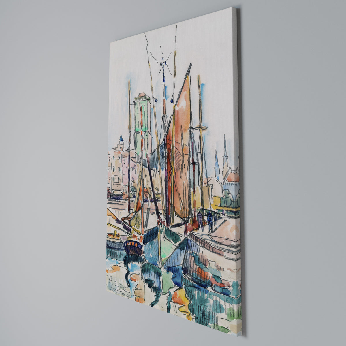 LA ROCHELLE Κατακόρυφος Πίνακας σε Καμβά
