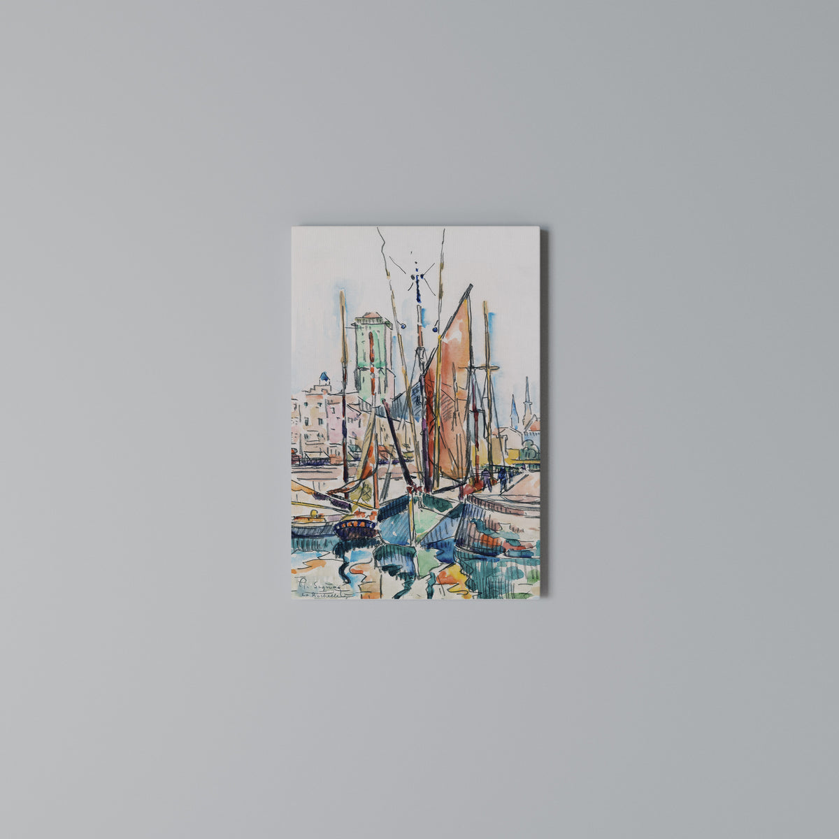 LA ROCHELLE Κατακόρυφος Πίνακας σε Καμβά