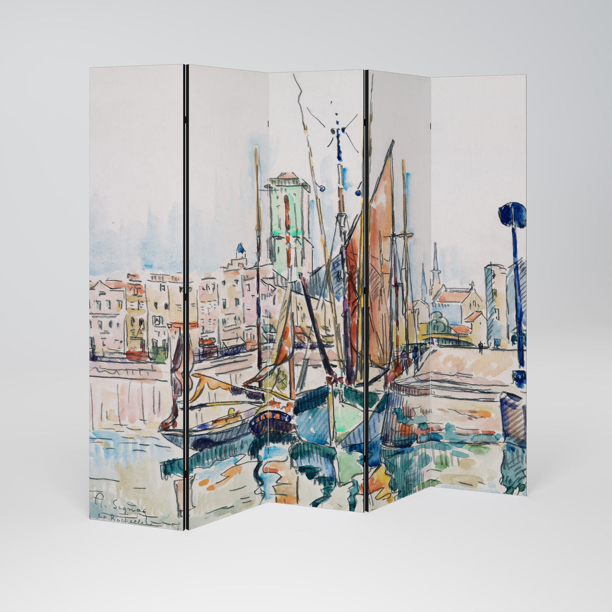LA ROCHELLE 5-Panel Room Divider