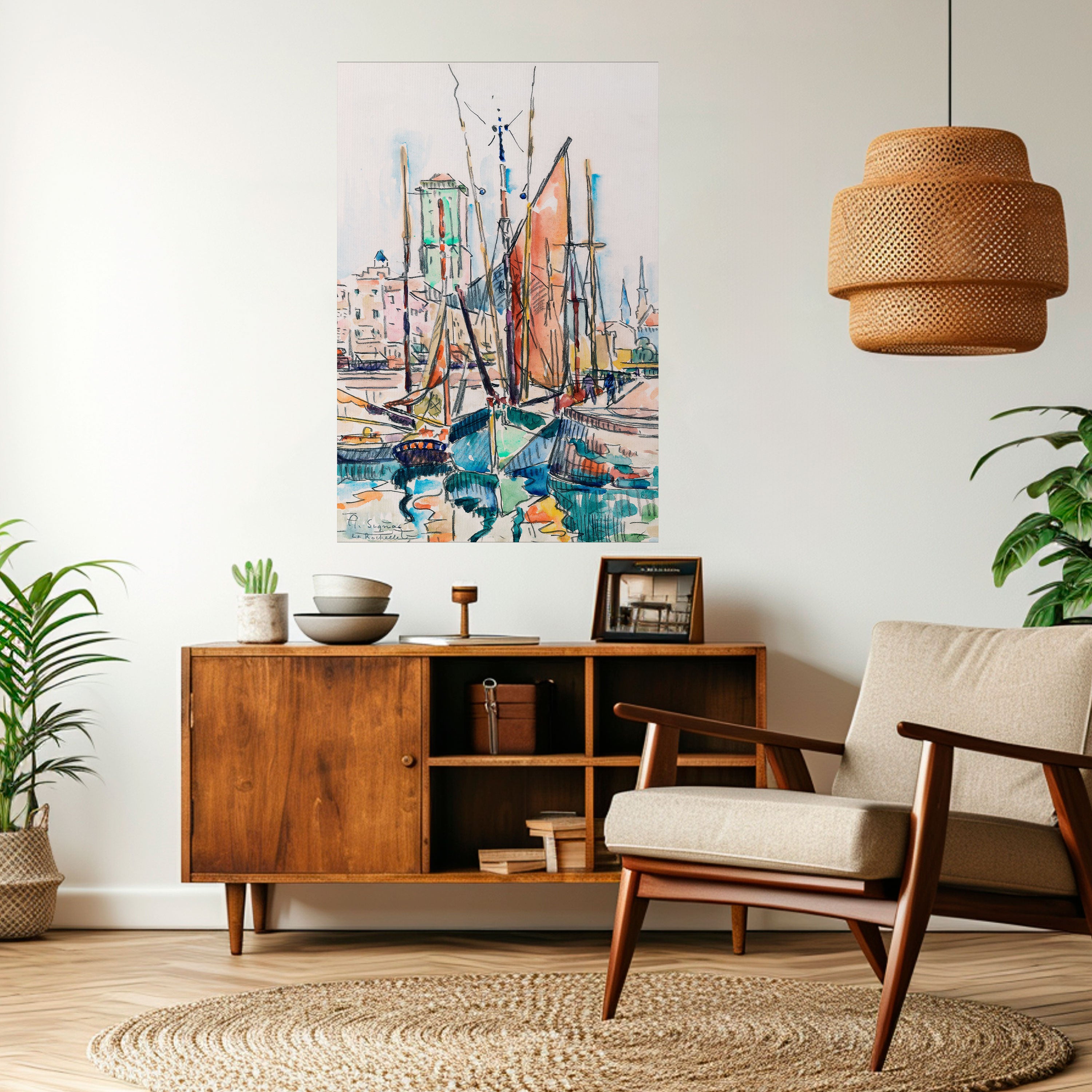 LA ROCHELLE Peel and Stick Vertical Poster