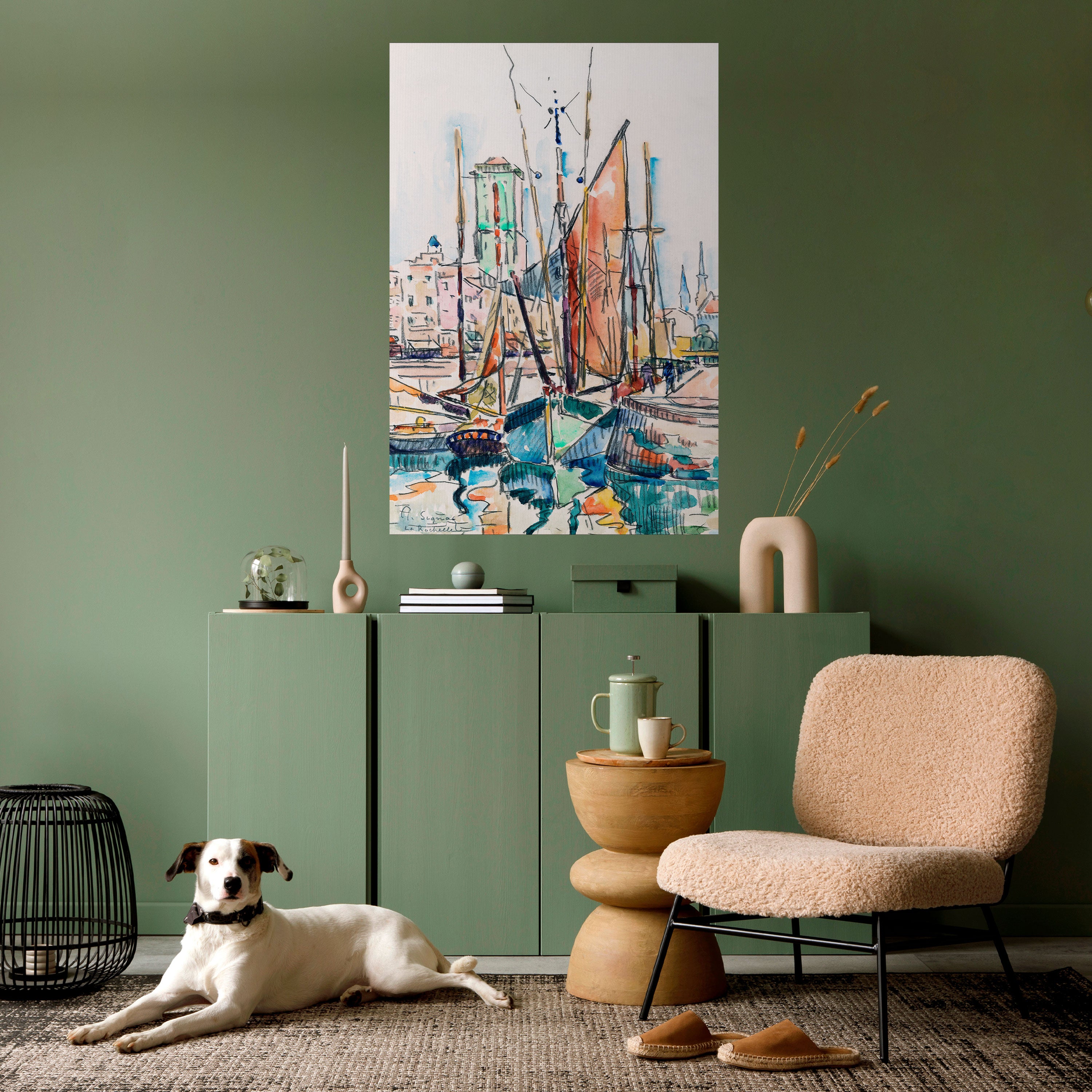 LA ROCHELLE Peel and Stick Vertical Poster