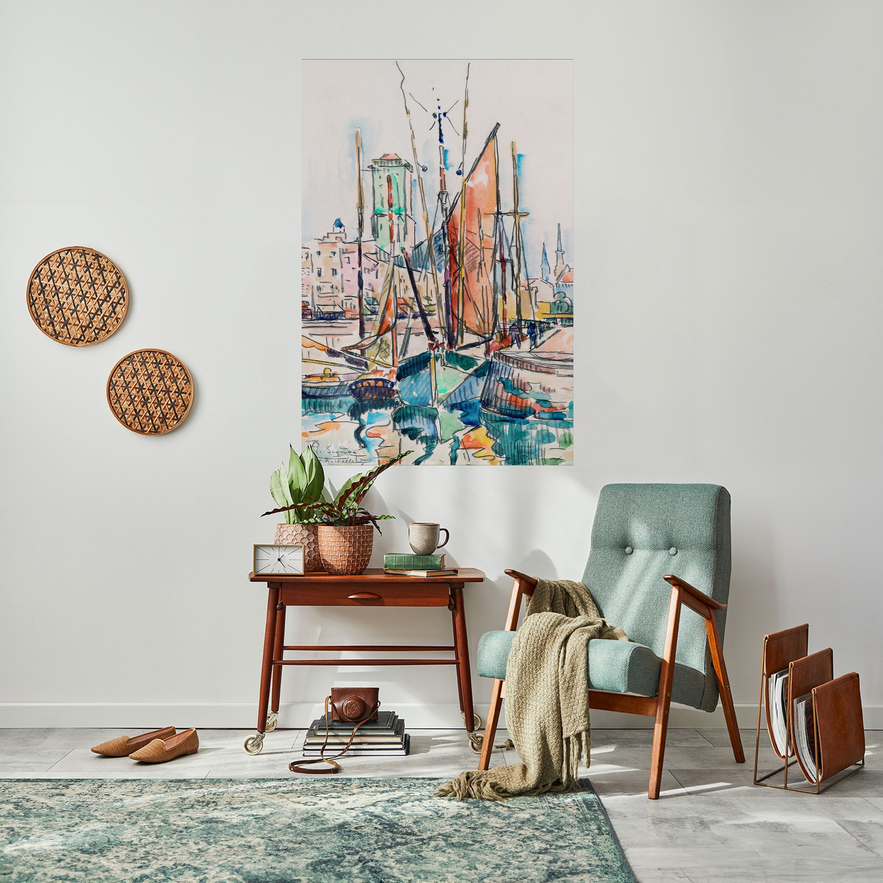 LA ROCHELLE Peel and Stick Vertical Poster