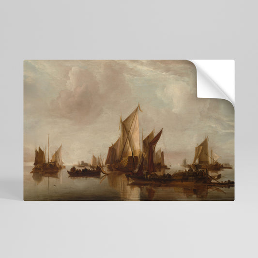 SAILS IN SERENITY Αυτοκόλλητη Αφίσα οριζόντια