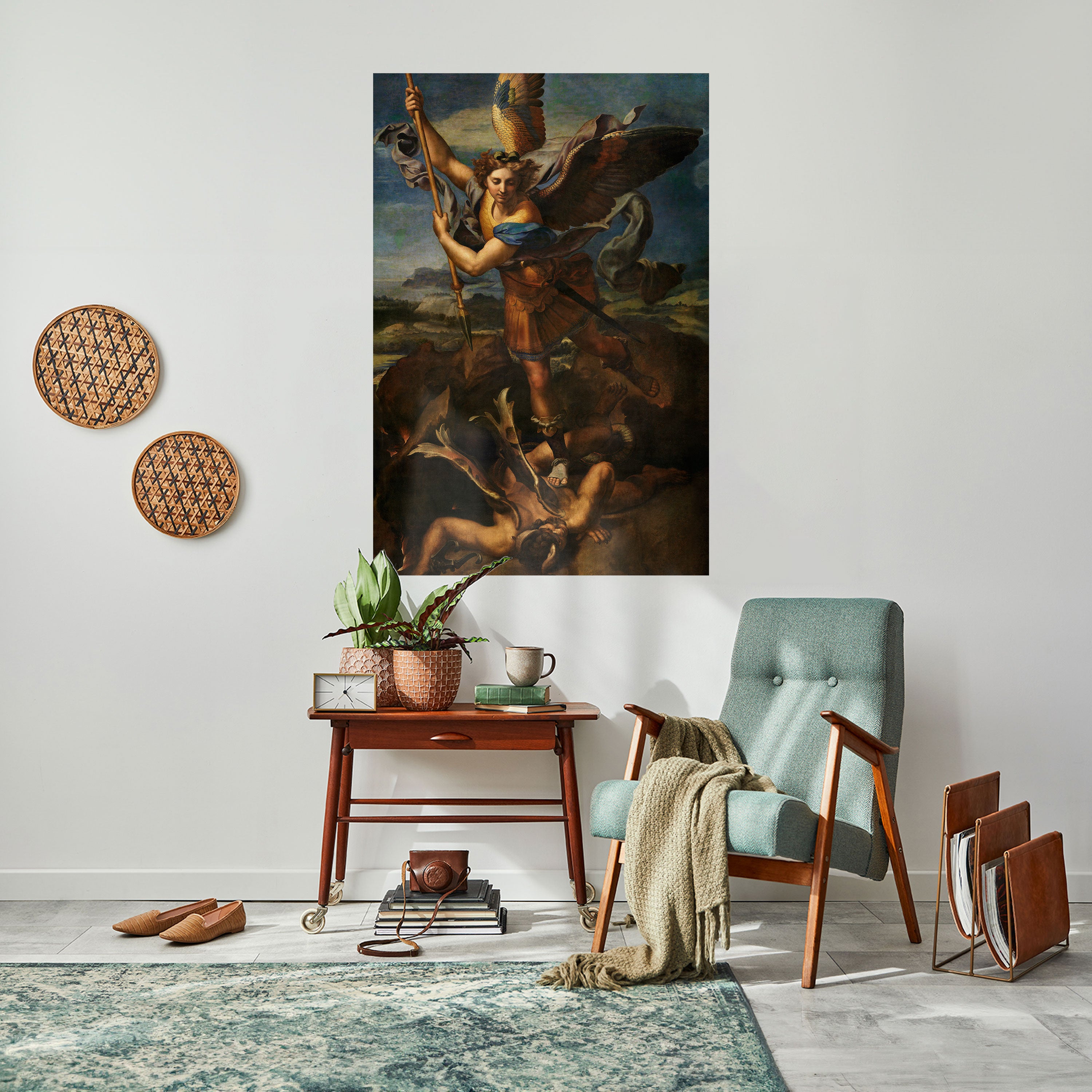 FURY AND FAITH Peel and Stick Vertical Poster
