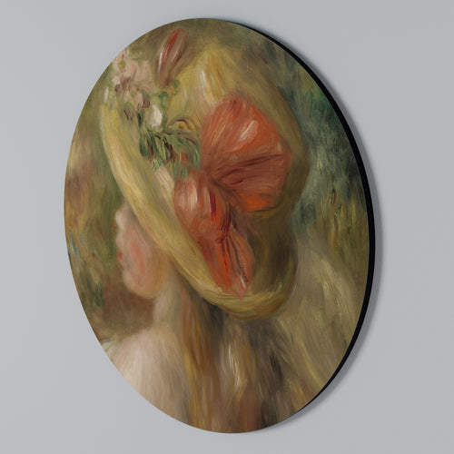 HAT OF PETALS Στρογγυλός πίνακας ζωγραφικής
