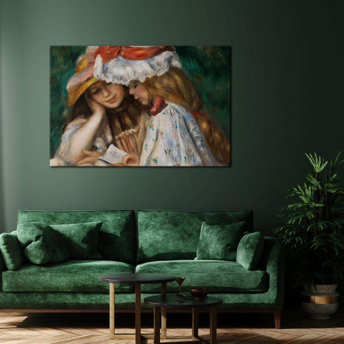 MUSE OF YOUTHFUL DREAMS Horizontal Canvas Print