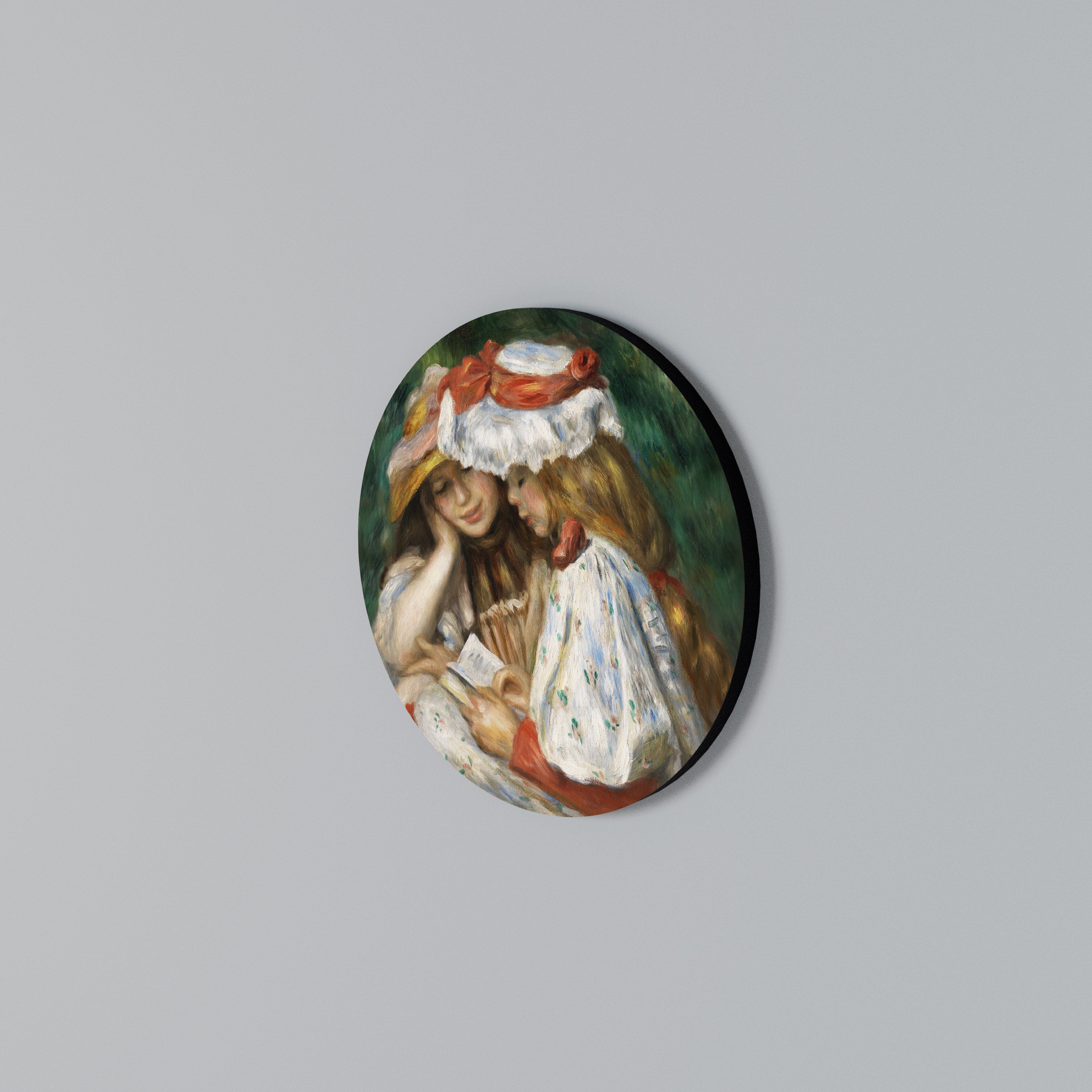 MUSE OF YOUTHFUL DREAMS Στρογγυλός πίνακας ζωγραφικής