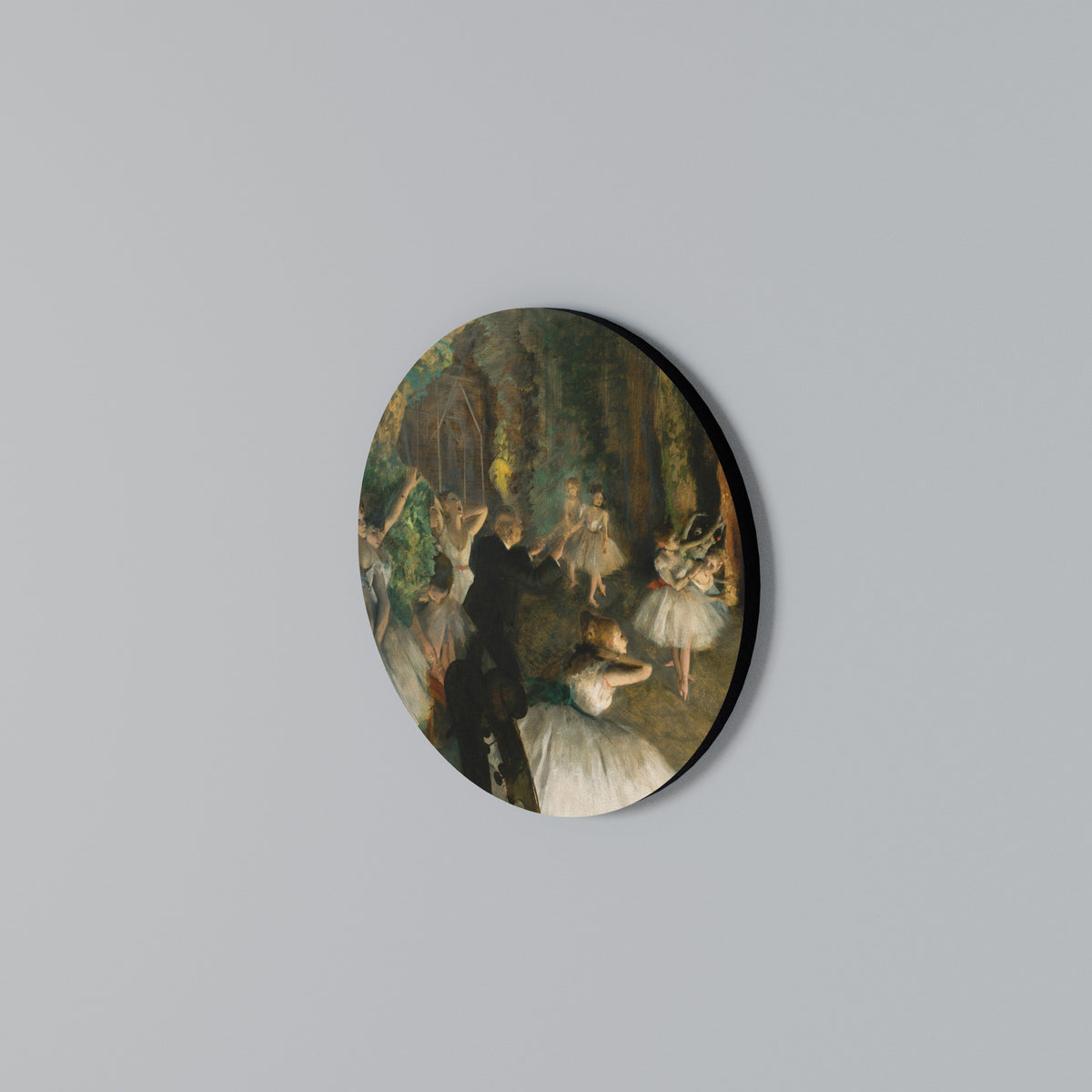 MYSTICAL BALLET REHEARSAL Round Wall Art