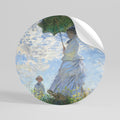 WHISPERS OF SPRING Peel and Stick Round Sticker